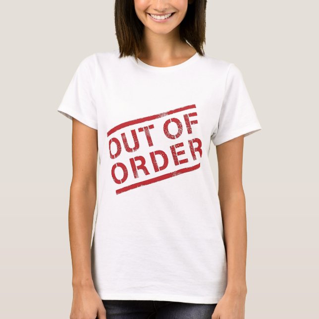 Out of Order Tee (Front)