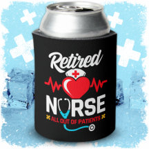 Out of Patients Retired Funny Nurse Retirement