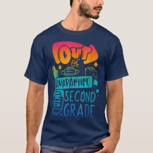 Out of Quarantine Into Second Grade Back to School T-Shirt
