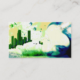 out of range. business card