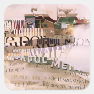 Out of Season Square Sticker