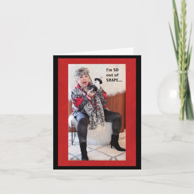 Out of Shape, run for your life Card (Front)