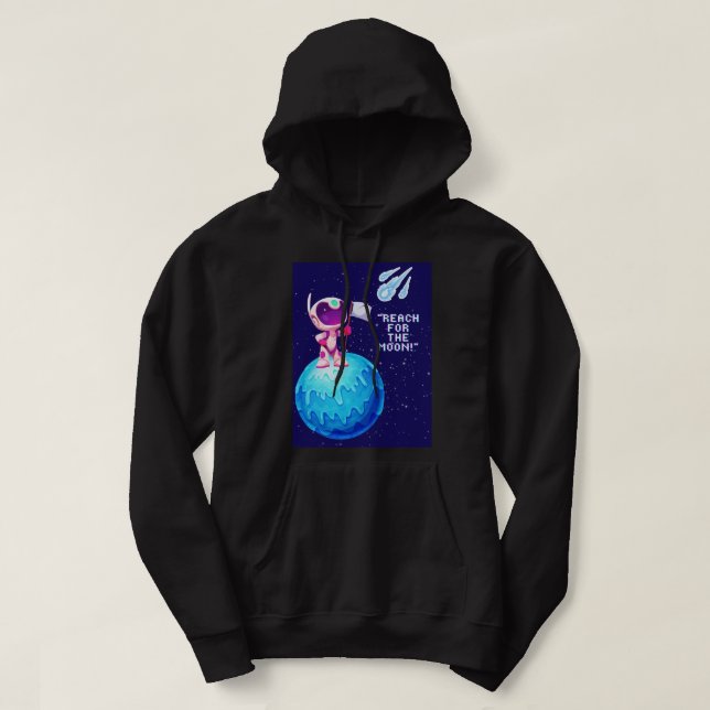 OUT OF SPACE QUOTE  HOODIE (Design Front)