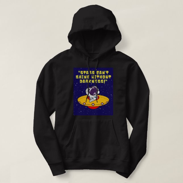 OUT OF SPACE QUOTE  HOODIE (Design Front)