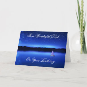 OUT OF THE BLUE FATHERS BIRTHDAYDAY CARD
