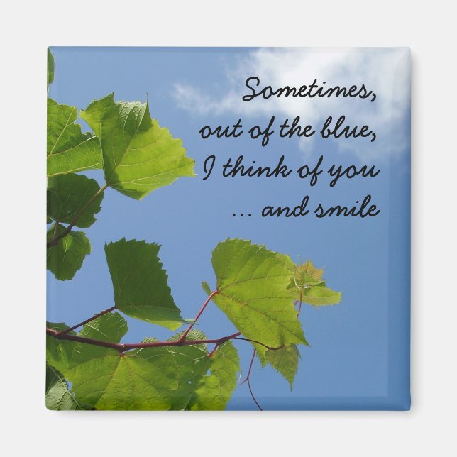 Out of the blue magnet (Front)