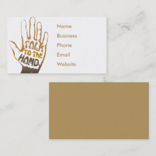 Out-of-the-Box Professional Talk To The Hand Business Card