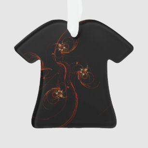 Out of the Dark Abstract Art Acrylic Shirt Ornament