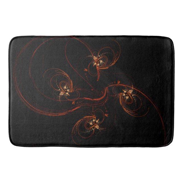 Out of the Dark Abstract Art Bath Mat (Front)