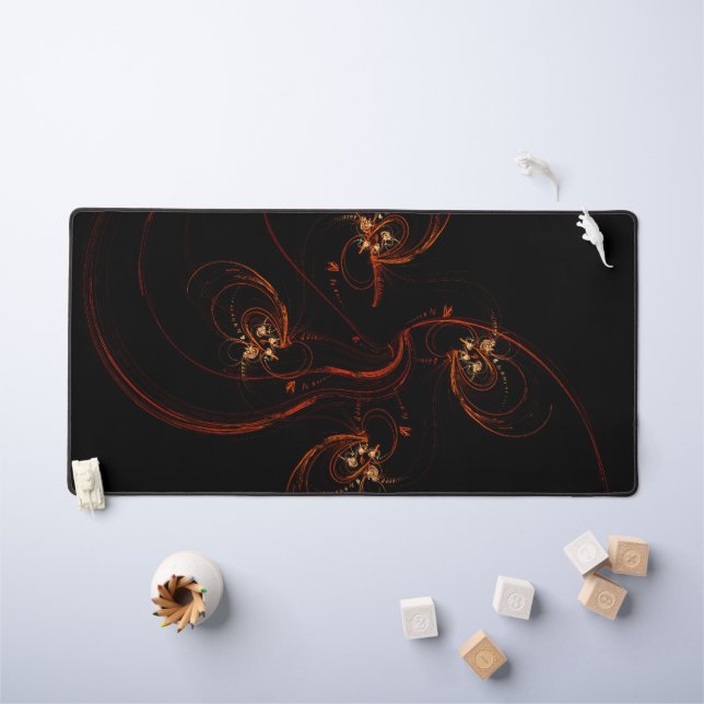 Out of the Dark Abstract Art Desk Mat (Kids Table)
