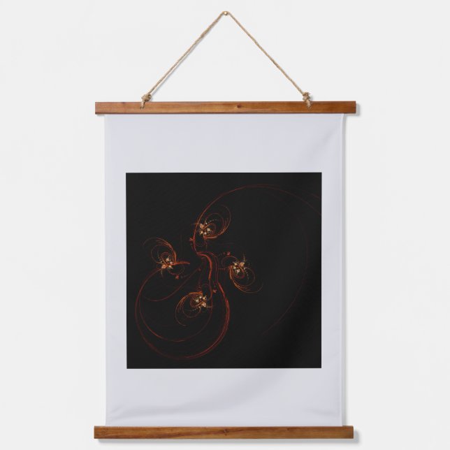 Out of the Dark Abstract Art Hanging Tapestry (Front)