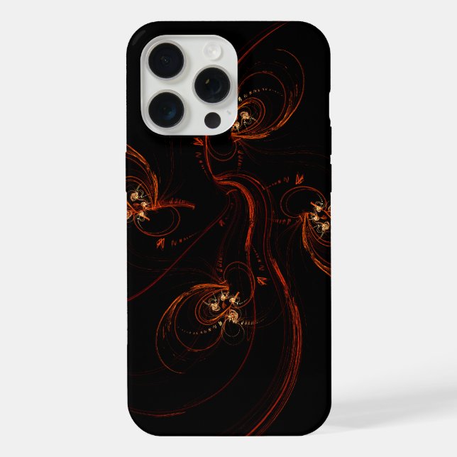 Out of the Dark Abstract Art iPhone Case (Back)