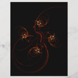 Out of the Dark Abstract Art Letterhead