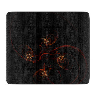 Out of the Dark Abstract Art Rectangle Cutting Board
