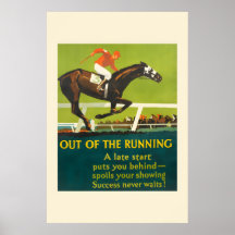 Out of the Running 1920s Mather Business Horse