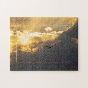 Out Of The Sun Bald Eagle Jigsaw Puzzle