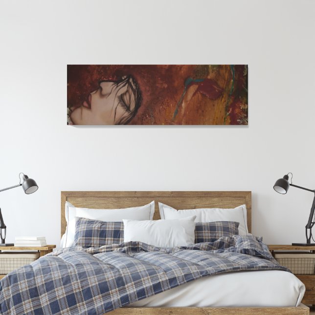 Out of the Trial Canvas Print (Insitu(Bedroom))