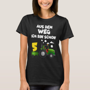 Out Of The Way I Am Already 5 Cute Truck T-Shirt
