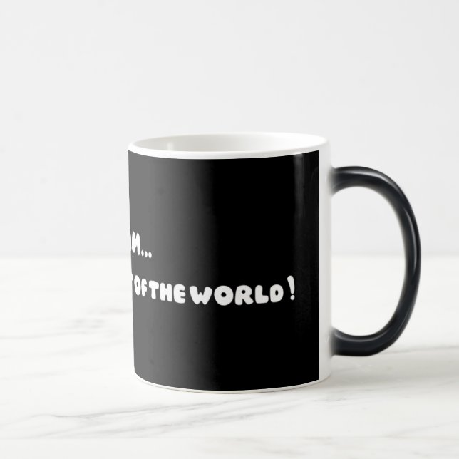 ​"Out Of The World" Funny Alien Sign Magic Mug (Right)