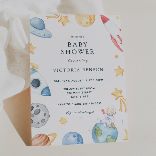 Out of this World Baby Shower invitation (Creator Uploaded)