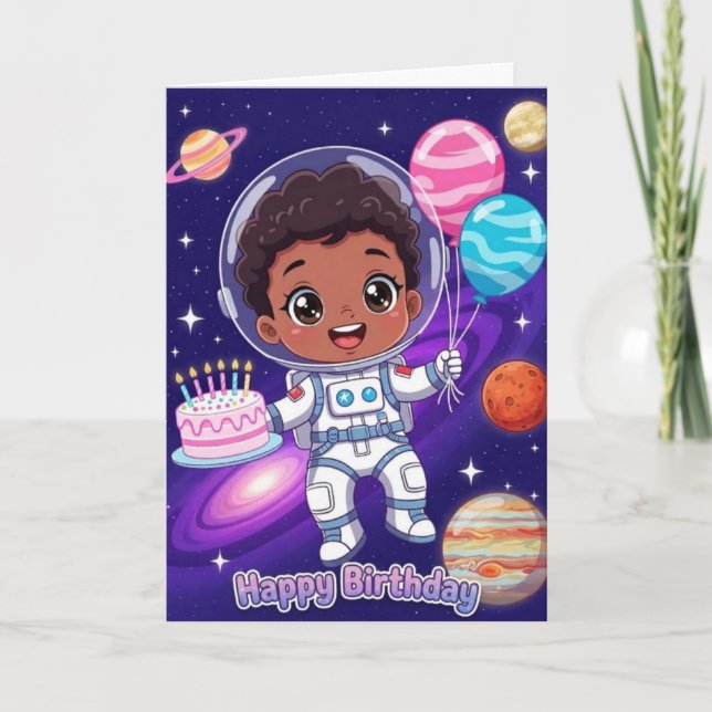Out of this World Birthday Card (Front)