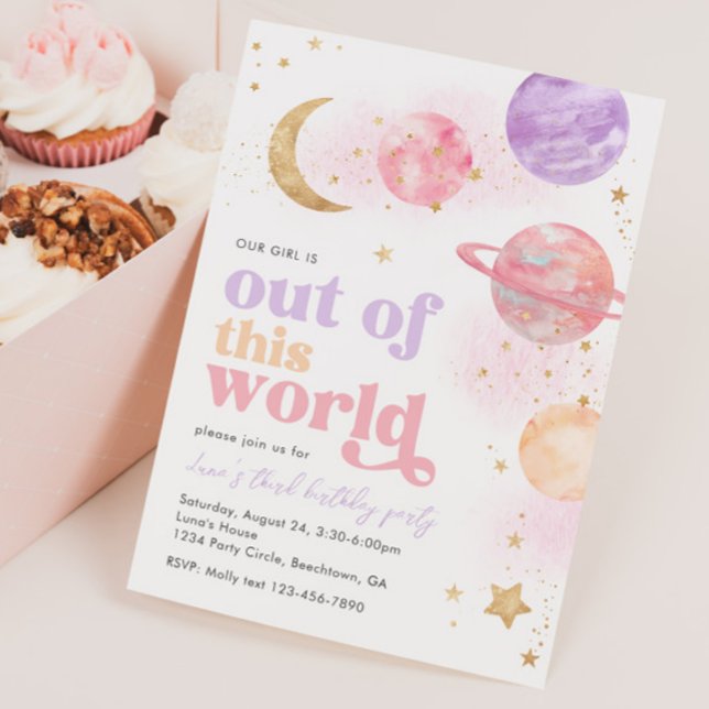 Out of This World Birthday Invitation (Creator Uploaded)