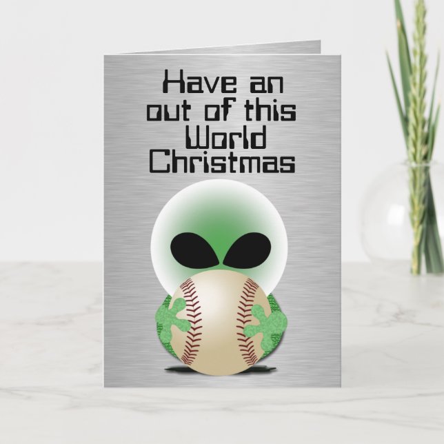 Out of this World Christmas Holiday Card (Front)