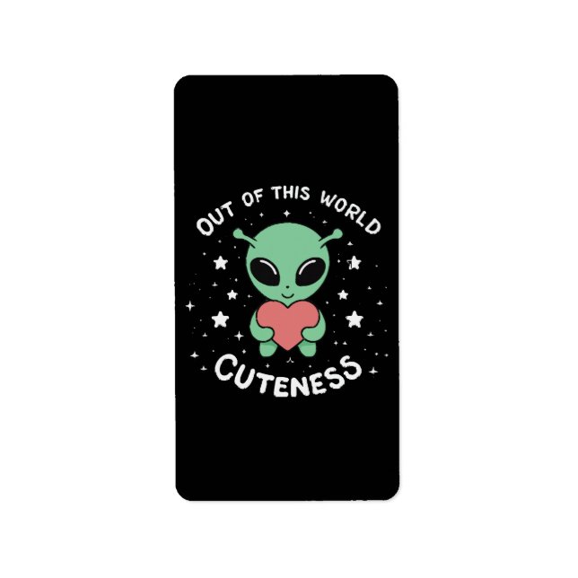 Out of This World Cuteness Label (Front)