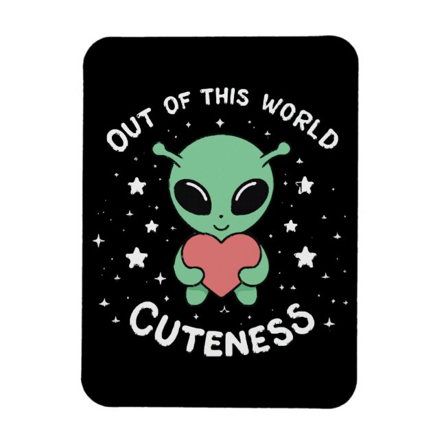 Out of This World Cuteness Magnet (Vertical)