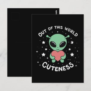 Out of This World Cuteness Postcard