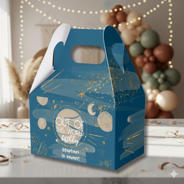 Out of this world galaxy birthday favour box (Creator Uploaded)
