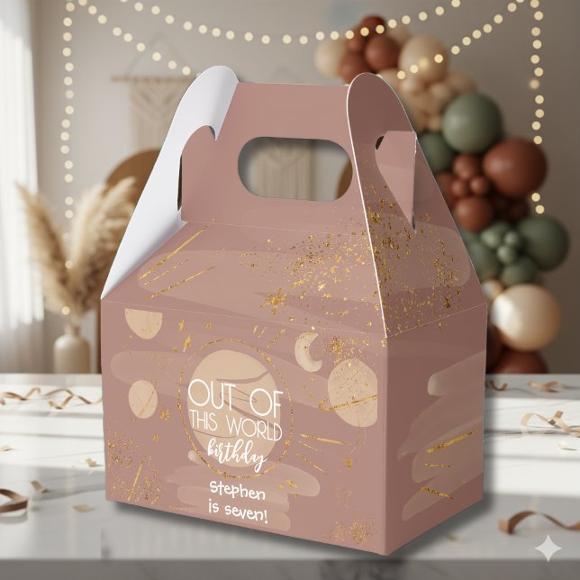 Out of this world galaxy birthday favour box (Creator Uploaded)