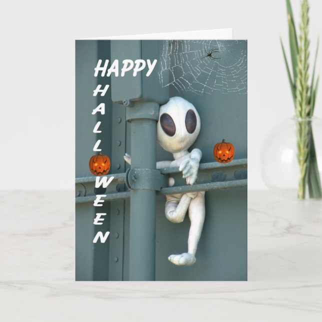 Out of this World Halloween Card (Front)