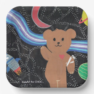 Out of This World - Kids Art for CHOC Paper Plate