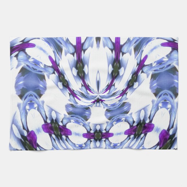 Out of this World Pansies Tea Towel (Horizontal)