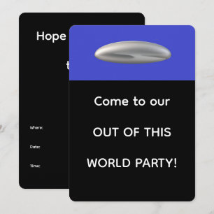 Out of This World Party Invitation