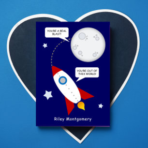 Out of This World Rocket Valentine