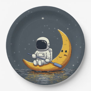 Out of This World Space Birthday Plate