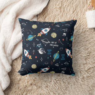Out of This World Space Pattern Cushion