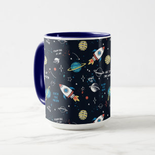 Out of This World Space Pattern Mug