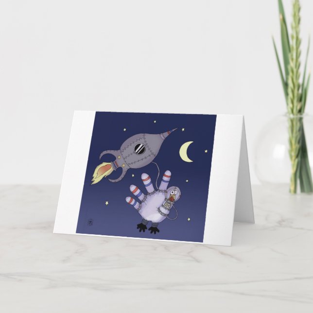 Out of this World Thanksgiving Greeting Holiday Card (Front)