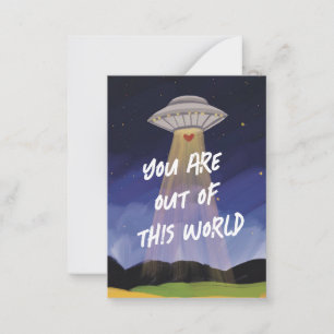 Out of this World UAP Valentine's Day Card