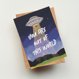 Out of this World UAP Valentine's Day Card