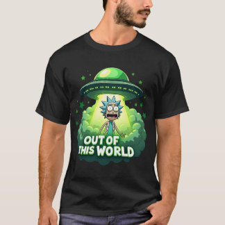 Out of This World UFO Design T-Shirt