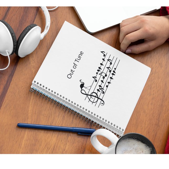 Out of Tune Flamingo joining songbirds Notebook (Creator Uploaded)