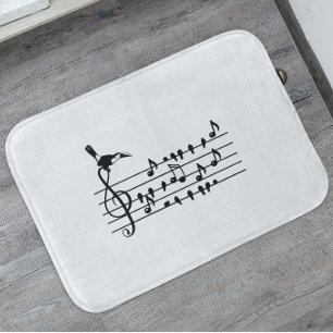Out of Tune, toucan   Bath Mat