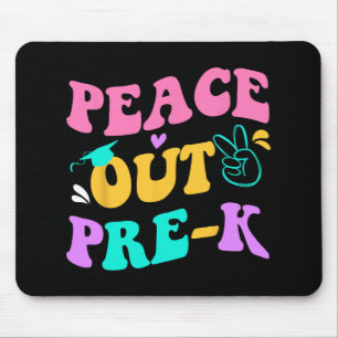 Out Pre-k Grade Last Day Of School Teacher Kids Mouse Pad
