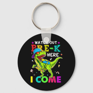 Out Pre K Here I Come Dinosaurs Back To School Kid Key Ring