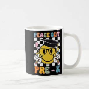 Out Pre K Last Day Of School Smile Face Teachers K Coffee Mug
