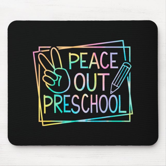 Out Preschool Last Day Of School Summer Break Kids Mouse Pad (Front)